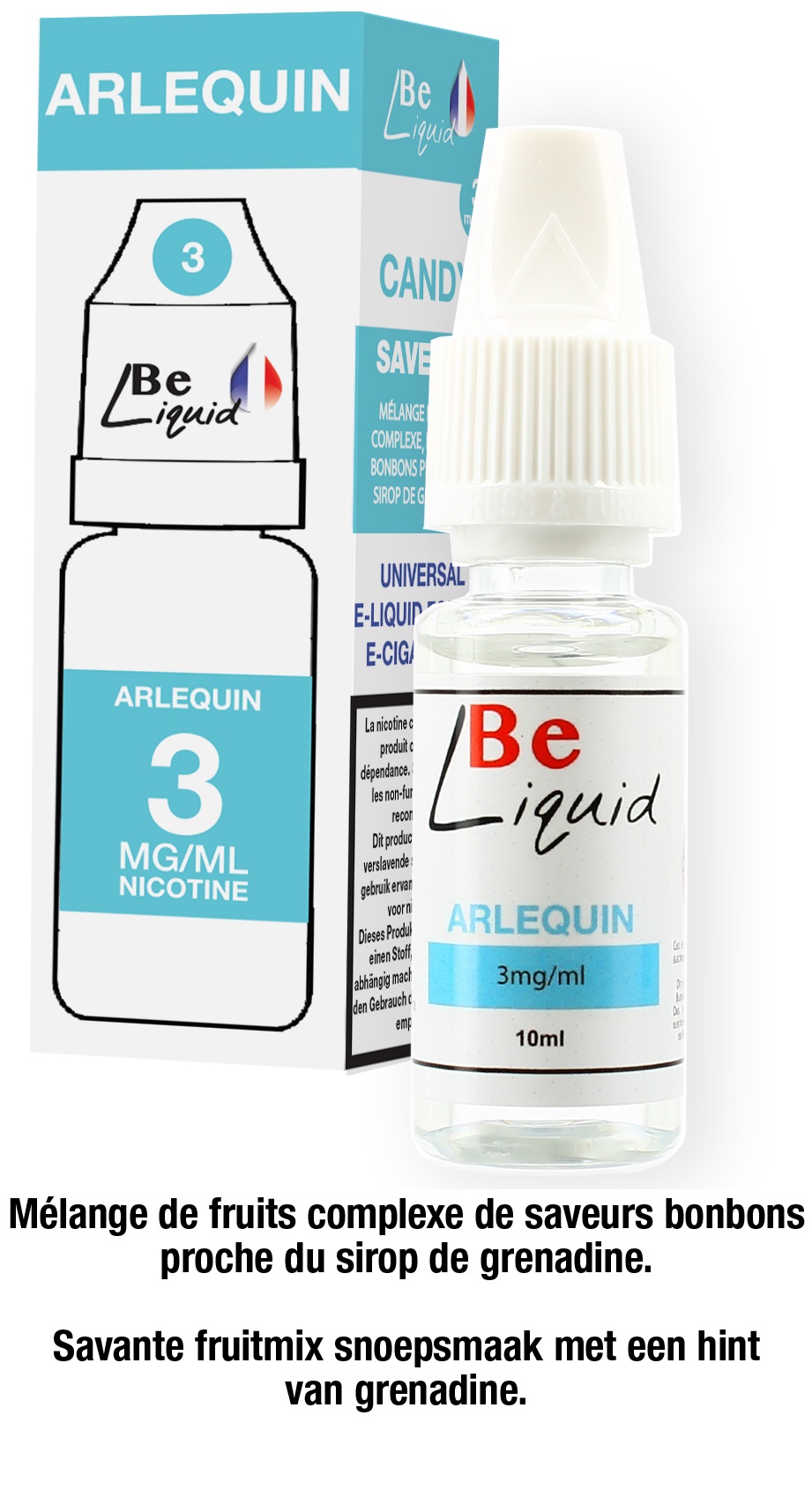 Arlequin 10 ml 3mg