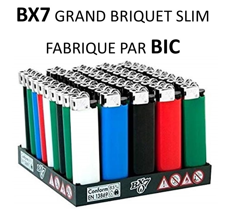 BX7 grands briquets fabriqués par BIC