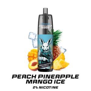 Tornado 2% 15000 peach pineapple mango ice rechargeable